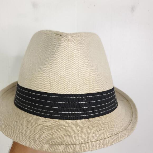 Stetson Hat Mens Linen Blend Small Medium Fedora Beachy All American Derby 60s - Picture 1 of 11